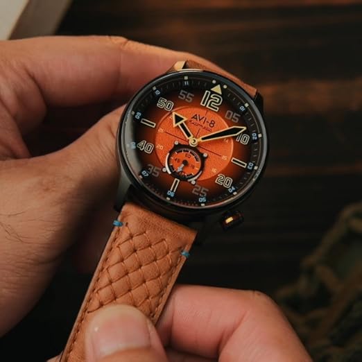 Amazon.com: AVI-8 Men's 42mm Hawker Typhoon Baldwin Automatic